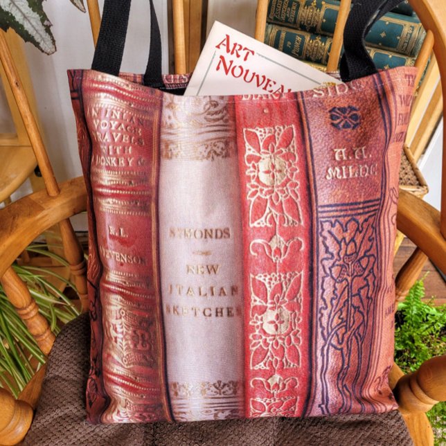 Tote Bag Belles épines de livre (Beige-Peach) (Créateur téléchargé)