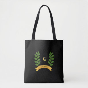 Tote Bag Belles feuilles vertes personnalisées