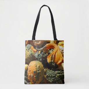 Tote Bag Belles gourdes d'automne sur un