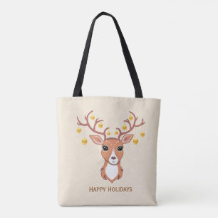 Tote Bag Belles rennes de Noël