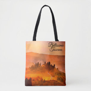 Tote Bag *~* Bellissima Toscane Langue italienne