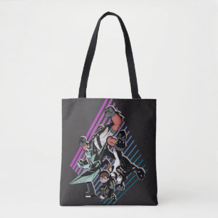 Tote Bag Ben 10 Retro Alien Group Graphic