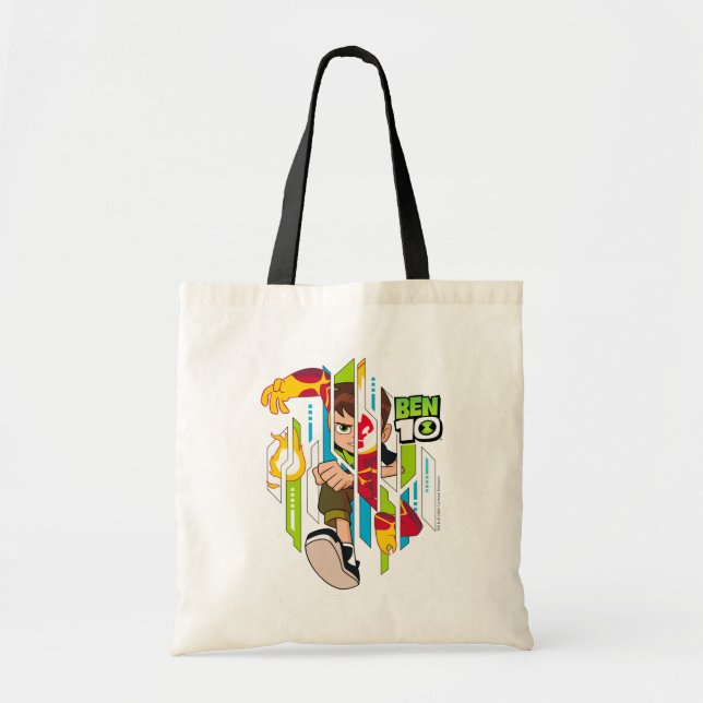 Tote Bag Ben 10 Transformation de l'ADN de l'hémataste (Devant)