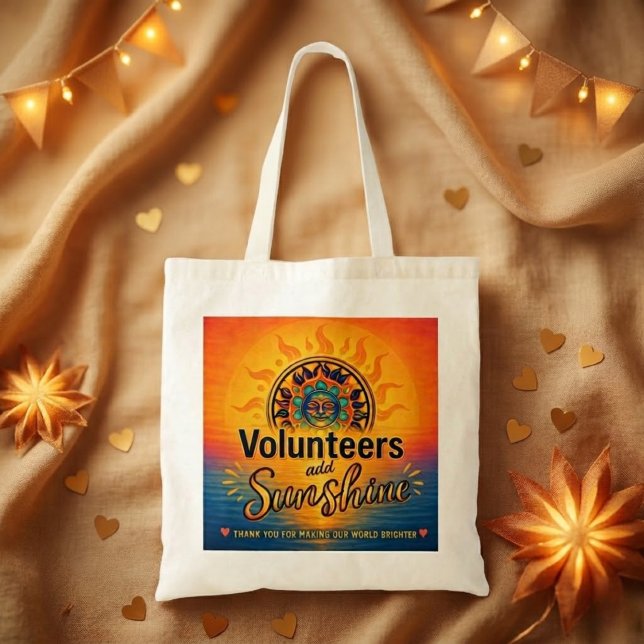Tote Bag Bénévole Soleil  (Créateur téléchargé)