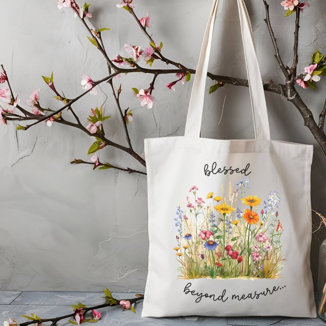 Tote Bag Béni au-delà de la mesure Les femmes chrétiennes (Créateur téléchargé)