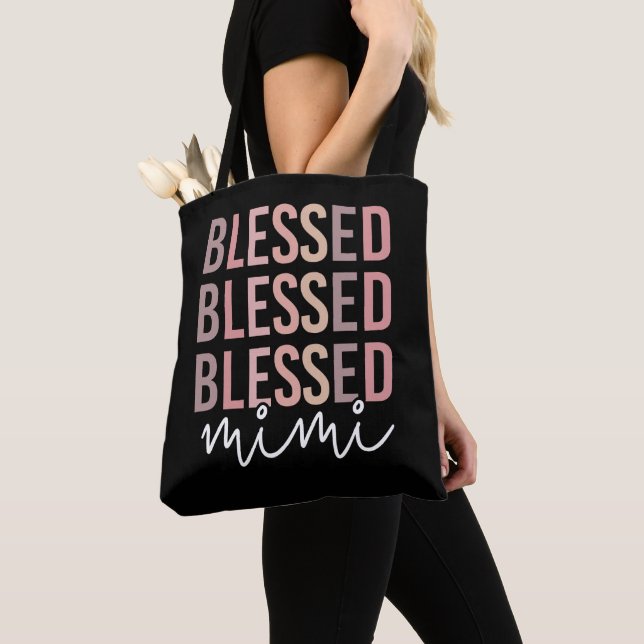 Tote Bag Béni Mimi | Cadeaux pour Mimi Grand-mère (De près)