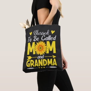 Tote Bag Bénie d'être appelée maman et grand-mère