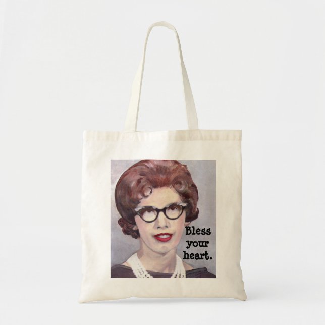 Tote Bag Bénissez votre coeur (Devant)