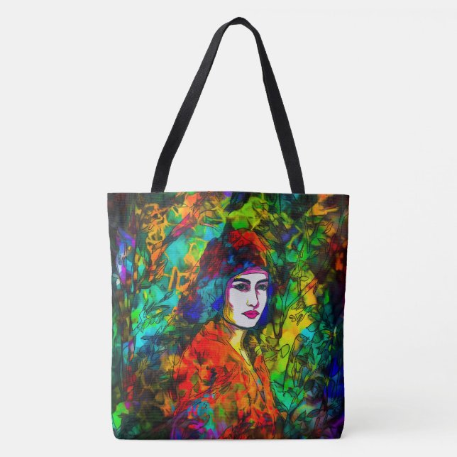 Tote Bag Beret rouge (Devant)