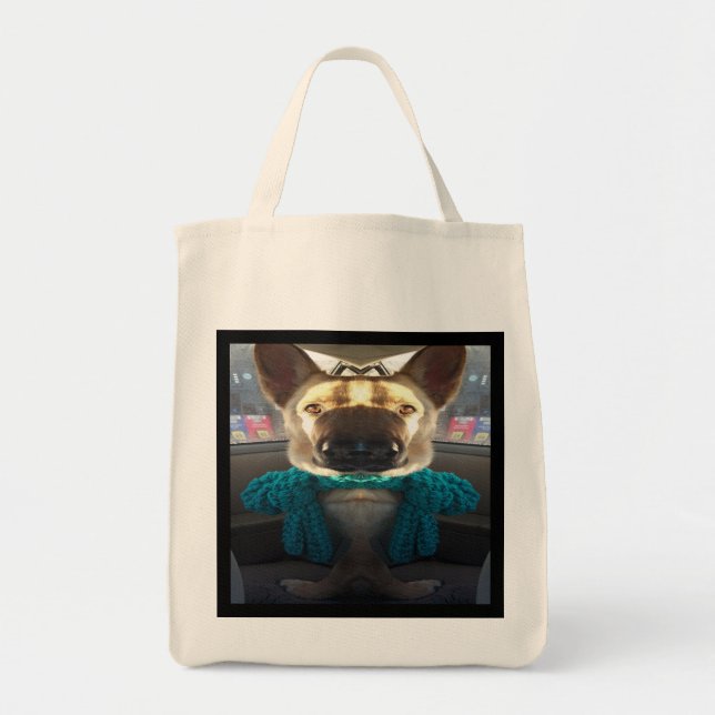 Tote Bag berger allemand Distorsion miroir (Devant)