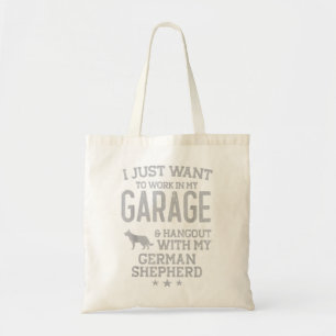 Tote Bag Berger Allemand Papa Voiture Garage Hangout Hommes
