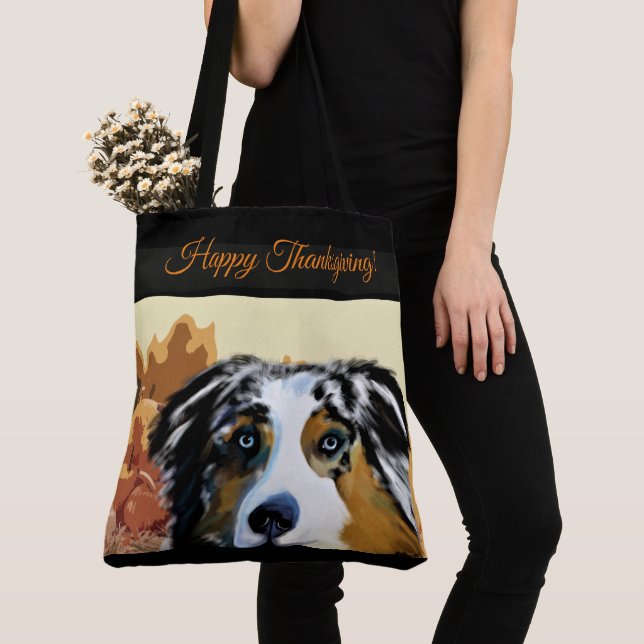 TOTE BAG BERGER AUSTRALIEN (De près)