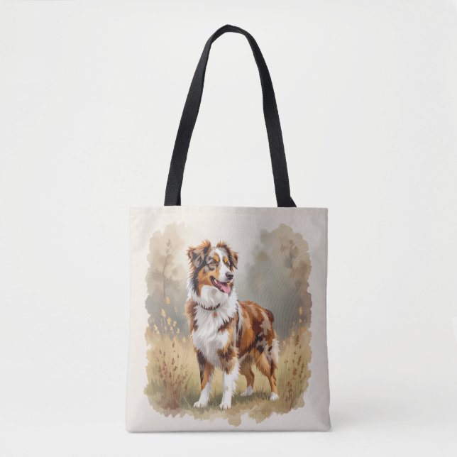 Tote Bag Berger Australien Red Merle (Devant)