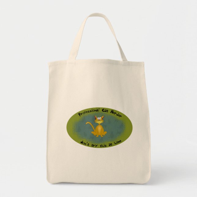 Tote Bag Berger drôle Fourre-tout de chat (Devant)
