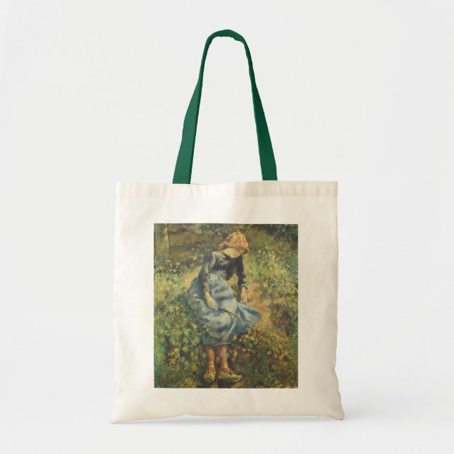 Tote Bag Bergères de Camille Pissarro, Art Vintage (Devant)