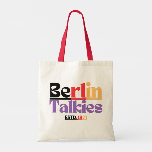 Tote Bag Berlin Talkies depuis 1871 (Dos)