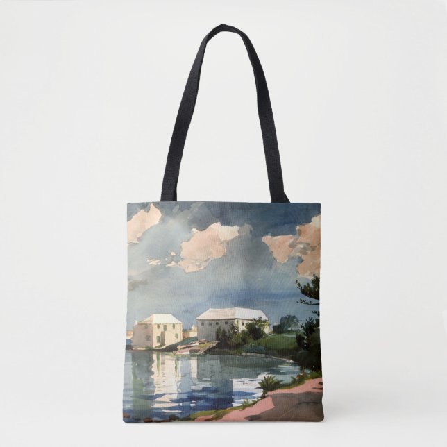 Tote Bag Bermudes, salt Kettle, (Devant)