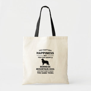 Tote Bag Bernese Mountain Dog Adoption Happiness