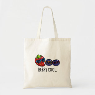 Tote Bag Berry Cool Funny Fraise Blueberry Pun