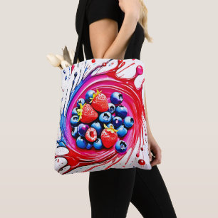 Tote Bag Berry Splash : Couleur éclate
