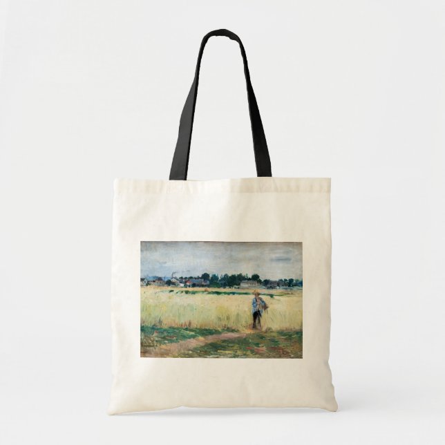 Tote Bag Berthe Morisot - Dans le champ de roues à Gennevil (Devant)