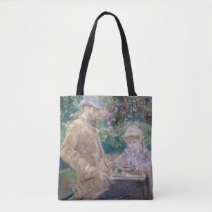 Tote Bag Berthe Morisot - Eugene Manet avec sa fille