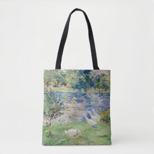Tote Bag Berthe Morisot - Fille en bateau avec oie