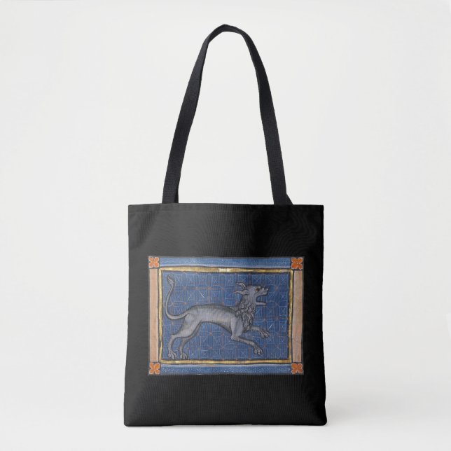Tote Bag Bestiaire médiéval Hyena c. 1270 (Devant)