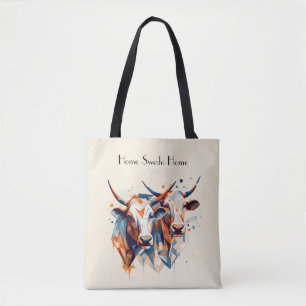 Tote Bag Bétail de Ferme Scandinave, personnalisé