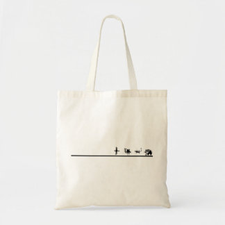 Tote Bag Bêtes divines Respiration de la nature (noir) Parf
