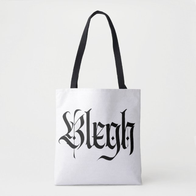 Tote Bag Beurk, métal, heavy metal, punk,  (Devant)