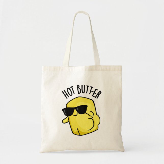Tote Bag Beurre chaud amusant jeu de nourriture (Devant)