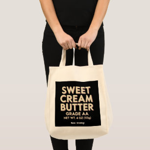 Tote Bag Beurre de crème sucrée amusant cadeau Parfait uniq