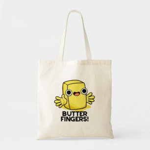 Tote Bag Beurre Doigts Funny Beurre Alimentation Pun