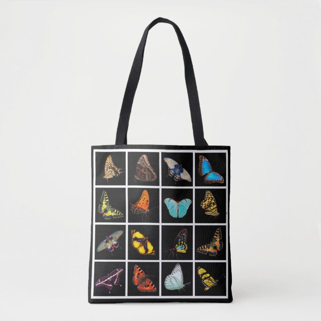 Tote Bag Beurre photo moderne mignon et noir (Devant)