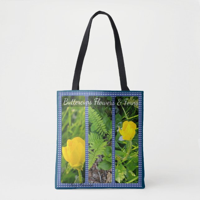Tote Bag Beurtasses, Fleurs et Fermes (Devant)