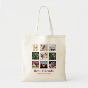 Tote Bag BFF Photo Collage Cadeau Peanutbeurre Jelly Sandwi