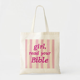 Tote Bag Bible Lecture Foi Chrétienne Esthétique Femmes