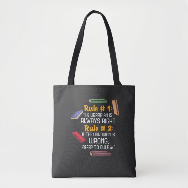 Tote Bag Bibliothécaire (Devant)