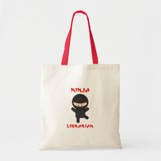 Tote Bag Bibliothécaire de Ninja (simple)