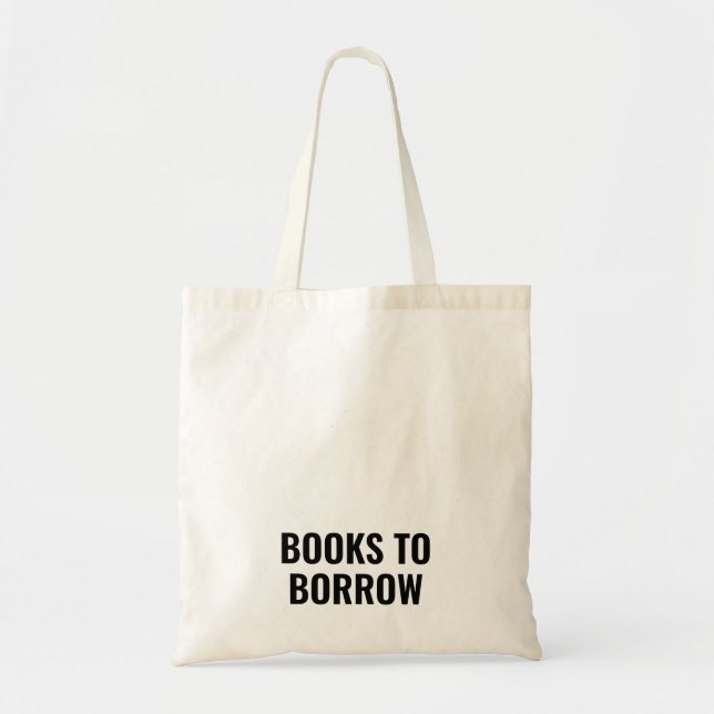Tote Bag Bibliothèque (Devant)