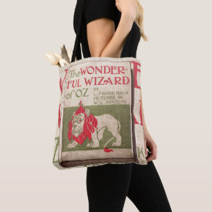 Tote Bag Bibliothèque de couvertures de livres anciens du M