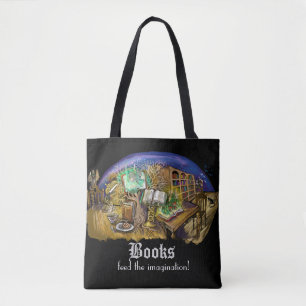 Tote Bag Bibliothèque des rêves vivants Fourre-tout