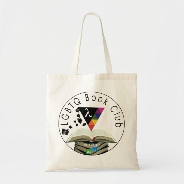 Tote Bag Bibliothèque du comté de Licking : Club de lecture (Devant)