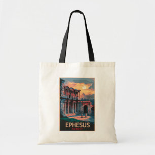 Tote Bag Bibliothèque Ephesus de Celsus Travel Art Vintage