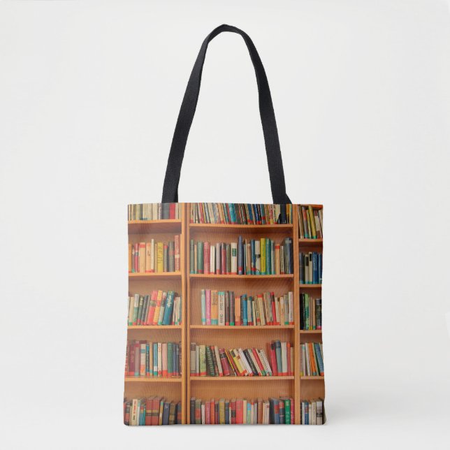 Tote Bag Bibliothèque Livres Librairie Vêtements de livres  (Devant)
