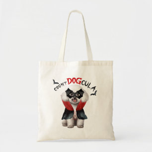 Tote Bag BIchon Frise Vampire Dog Trick ou Treat