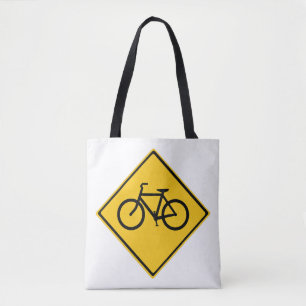 Tote Bag Bicyclette pour panneau routier