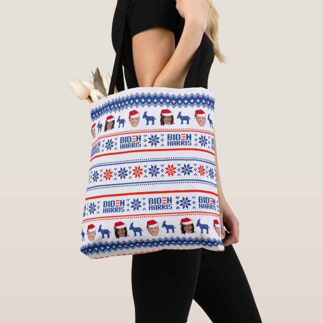 TOTE BAG BIDEN HARRIS 2020 MOTIF (De près)