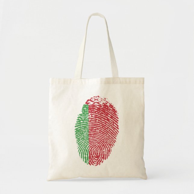 Tote Bag Biélorussie Drapeau Empreinte Pays Fierté (Devant)